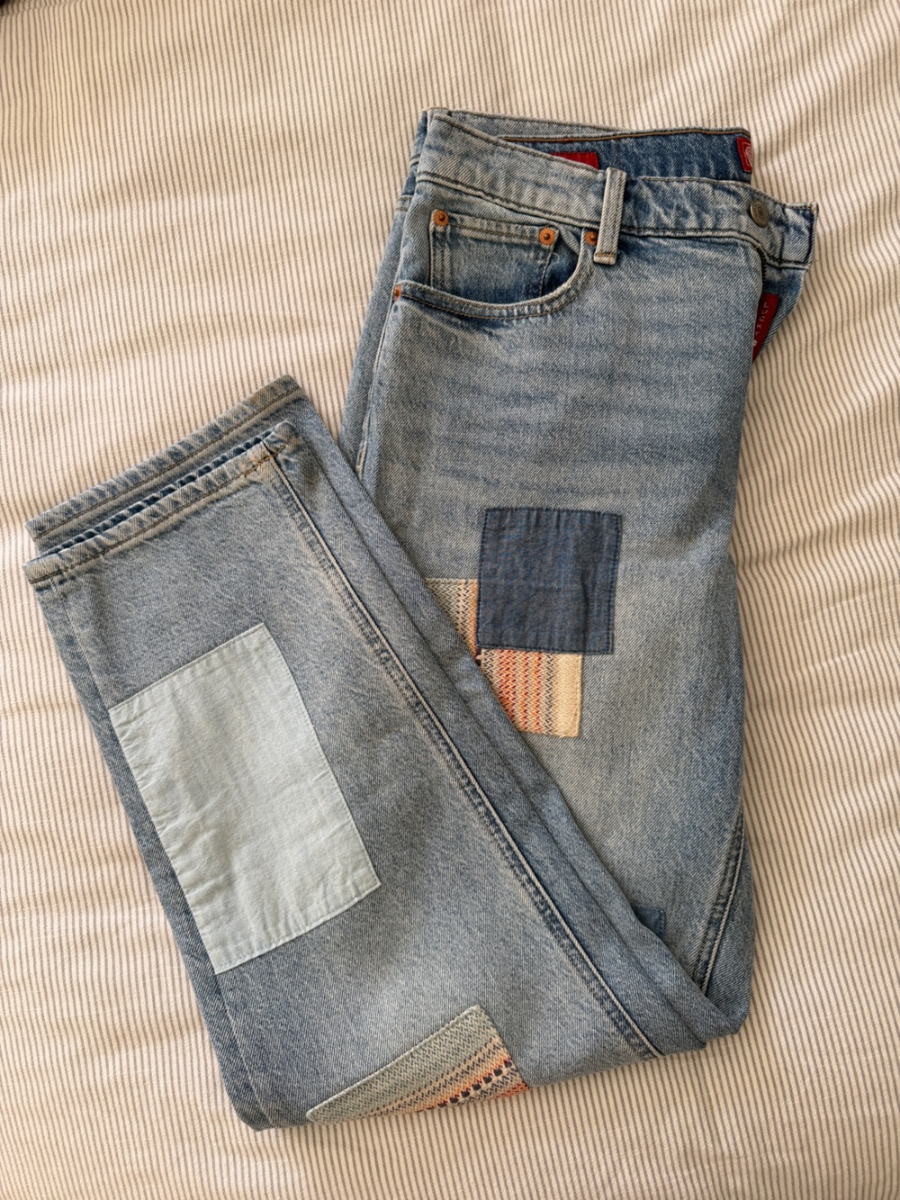 Lucky Brand Patches Straight Jeans Size 29R